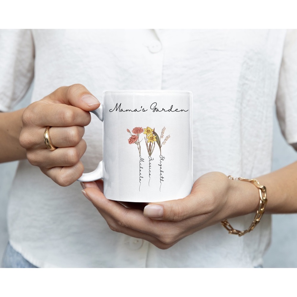 Mama's Garden White Mug